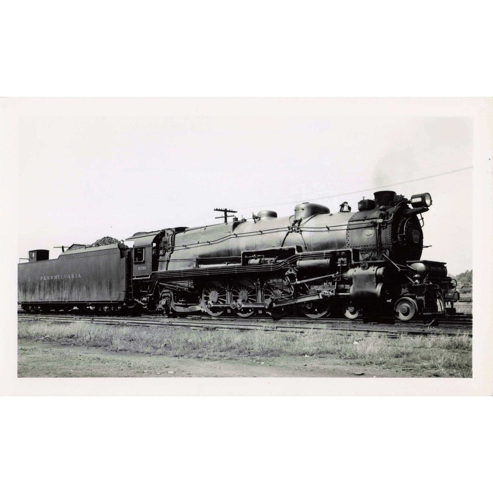 PRR Pennsylvania Railroad 4-8-2 #6799 Steam Locomotive Photo East St Louis 1936
